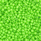 Glas rocailles kralen 11/0 (2mm) Neon lime green
